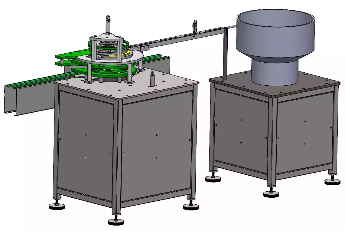 Automatic L (LE) Activator feeder and inserter Machine