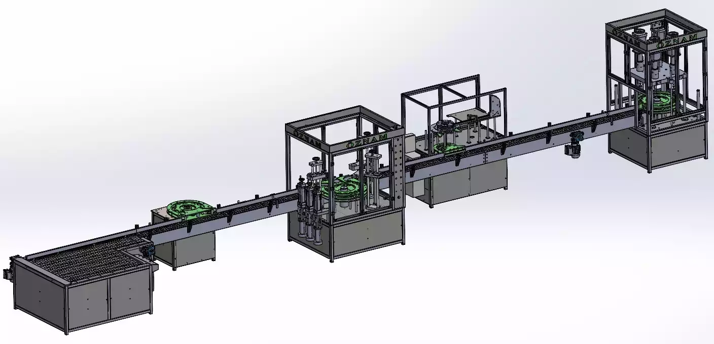 Full Automatic Aerosol Filling Machine (Straight Line)